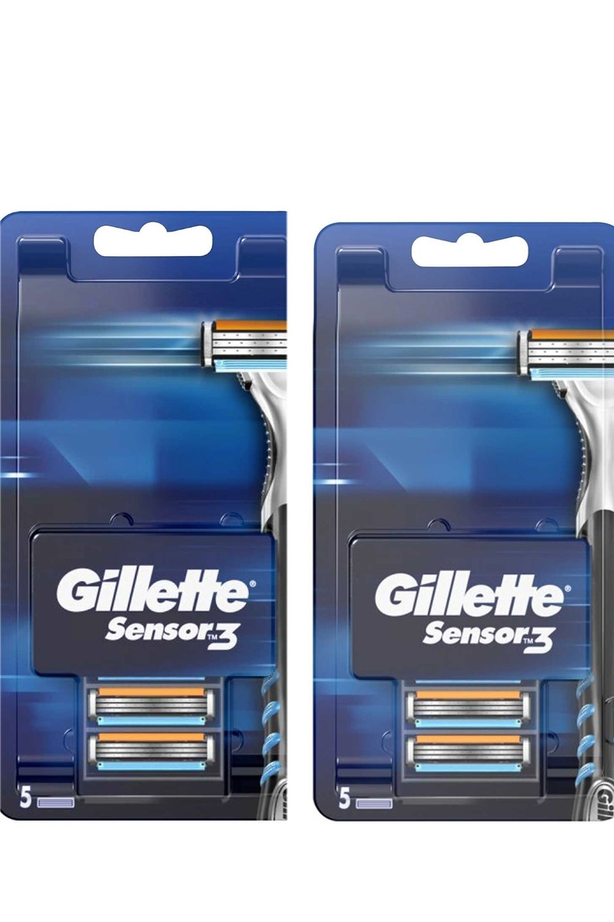 Gillette Sensor Yedek Tıraş Bıçağı 5 * 2 10 Adet Yedek Tıraş Bıcağı !!!