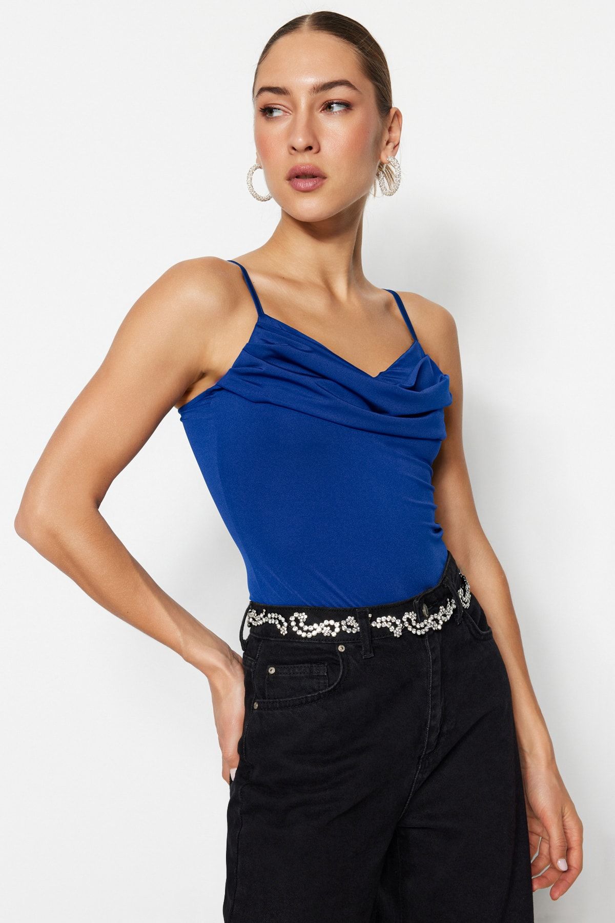Trendyol Collection-Saks Knitted Snap Body TPRSS23BD00024 3