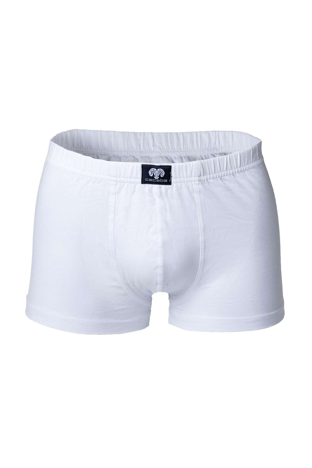 Ceceba-Herren Shorts, 2er Pack - Short Pants, Basic, Baumwoll Stretch, M-8XL, einfarbig 2