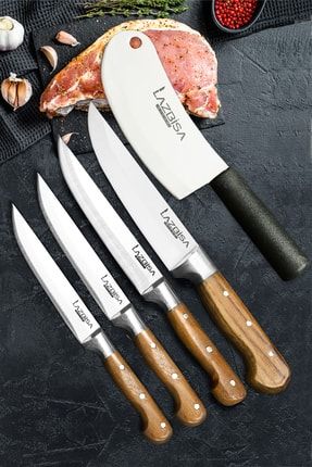 5 Li Mutfak Bıçak Seti Et Ekmek Sebze Meyve Pide Soğan Salata Bıçağı Seti w15