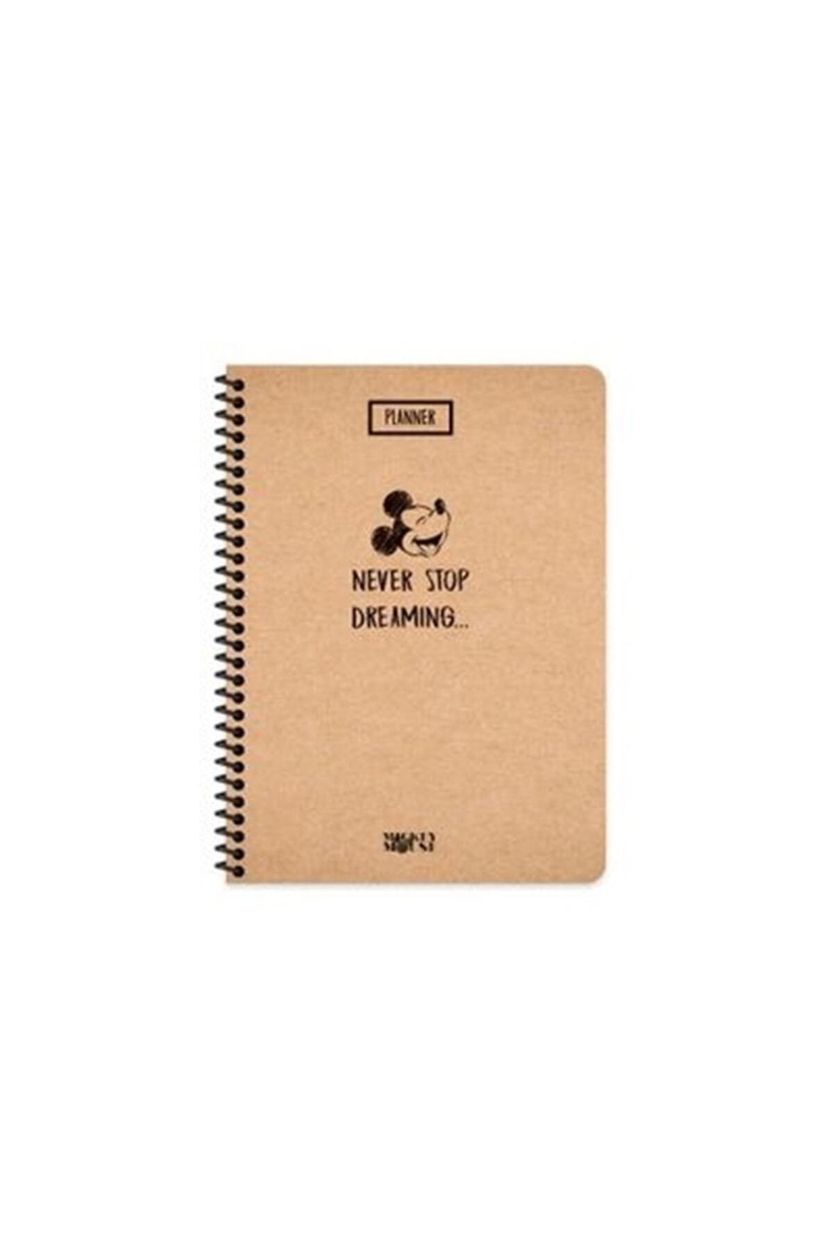 SEYFİKİRTASİYE-Keskin Color 20x28 Cm Unlined Wire 80 Sheets Notebook Kraft Cover White Paper 1