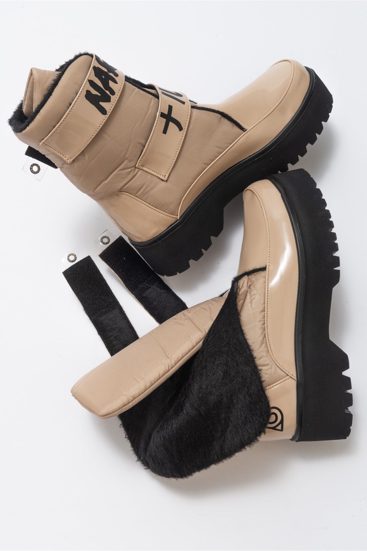 Deocept Unisex Naruto Baskılı Rugan Kar Botu BY7331