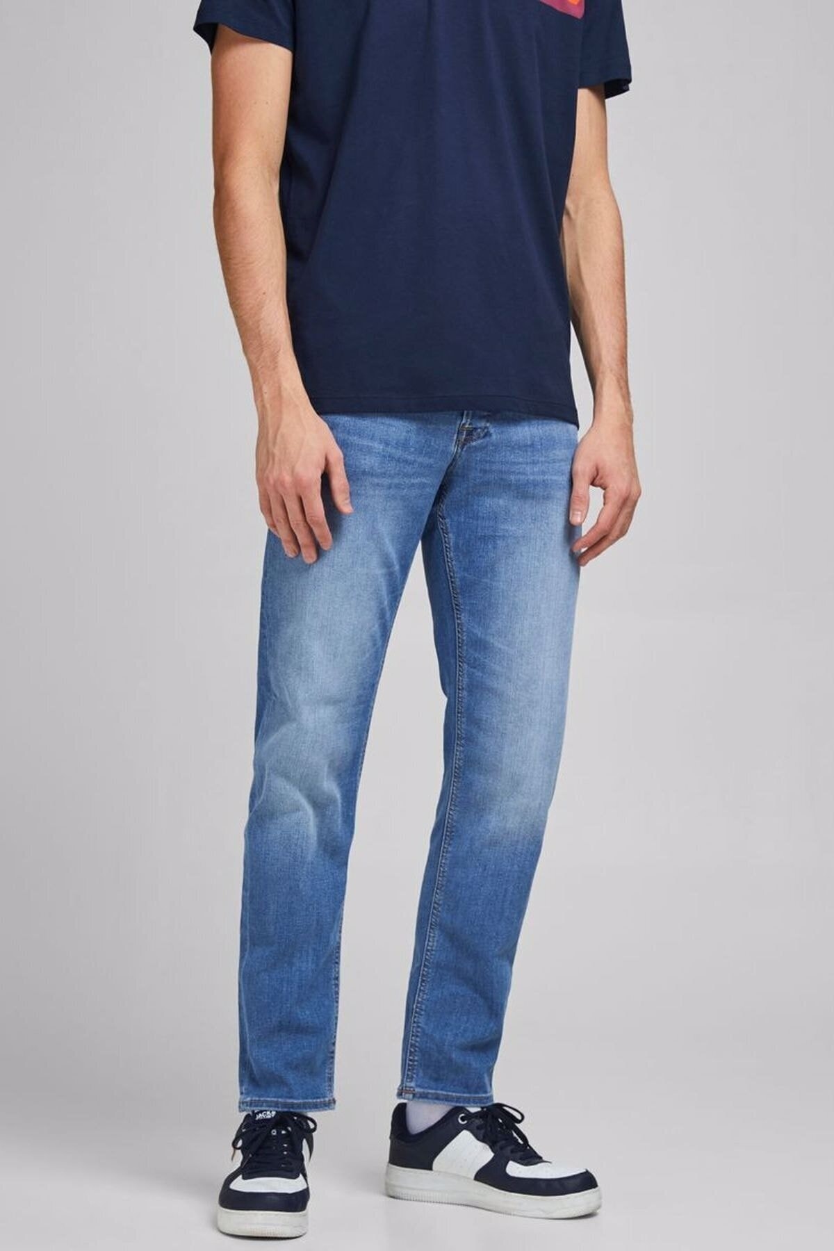 شلوار جین مردانه راسته فاق نرمال | جک اند جونز Jack & Jones 1214891515876 - تصویر 3