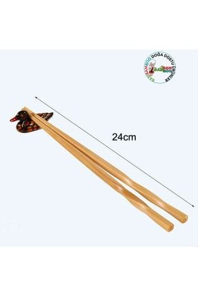 Premium Bambu Chopsticks Yeniden Kullanılabilir Bambu Chopsticks 24 Cm 5 Çift BAMBAMBOOCHOP01