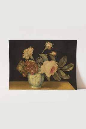 Vintage Çiçek Poster, Galeri Duvarı, Sanatsal Baskı, Tablo AA101D