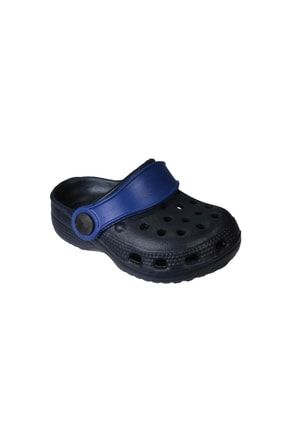 Lacivert Mavi Önü Kapalı Yazlık Terlik Sandalet YKAE012.B.001