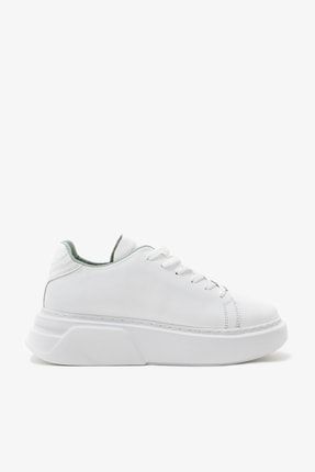 Winky Beyaz Hakiki Deri Kadın Sneakers 21Y01DX012
