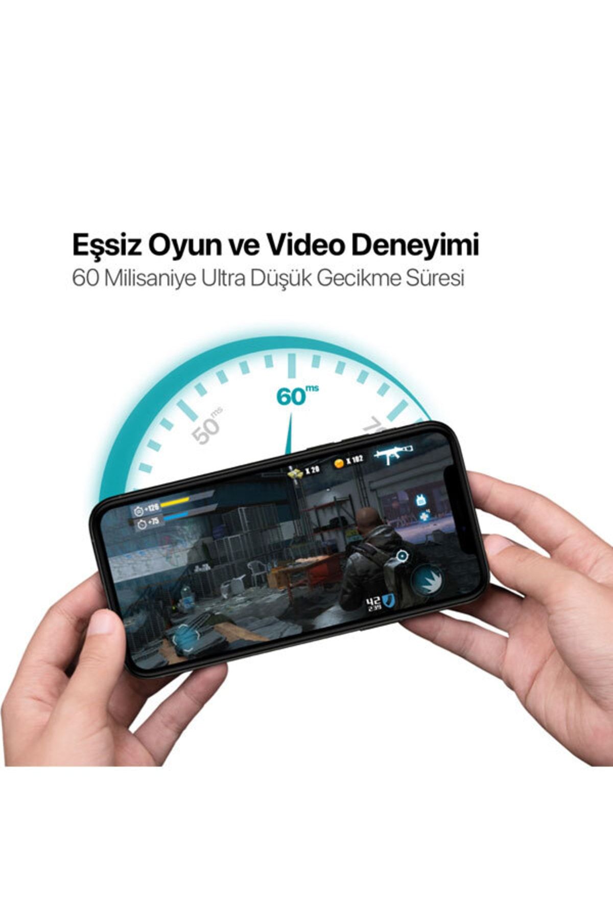 Ttec AirBeat Go TWS Bluetooth 5.1 IPX6 Dereceli Oyun Modunda 60ms Gecikme Süreli Kablosuz Kulaklık