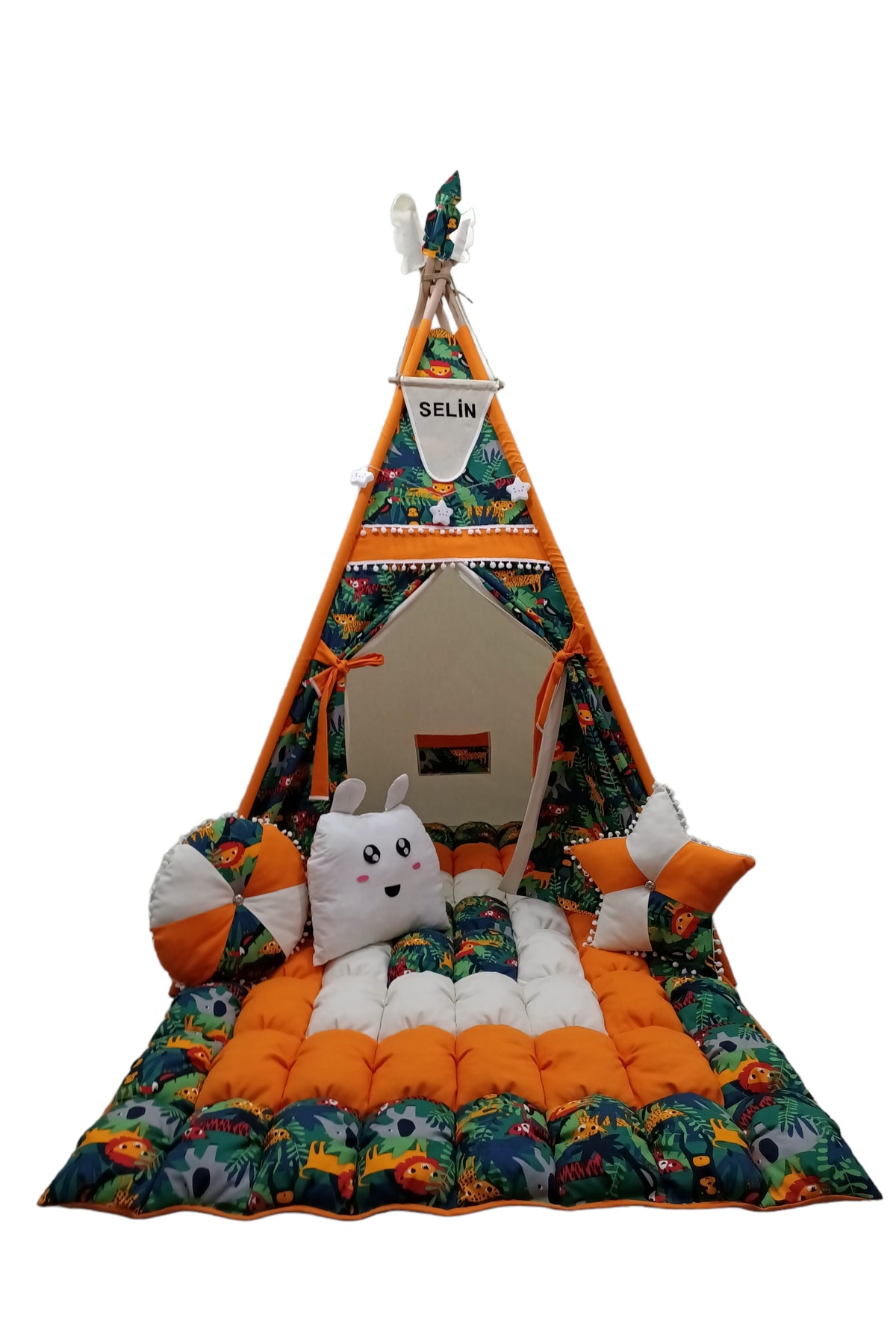 Henna Prime Kızıldereli Çocuk Oyun Çadırı Devrilmeyen Sabitleme Aparatlı Elit Serisi fotoğrafı 2 (önizleme)