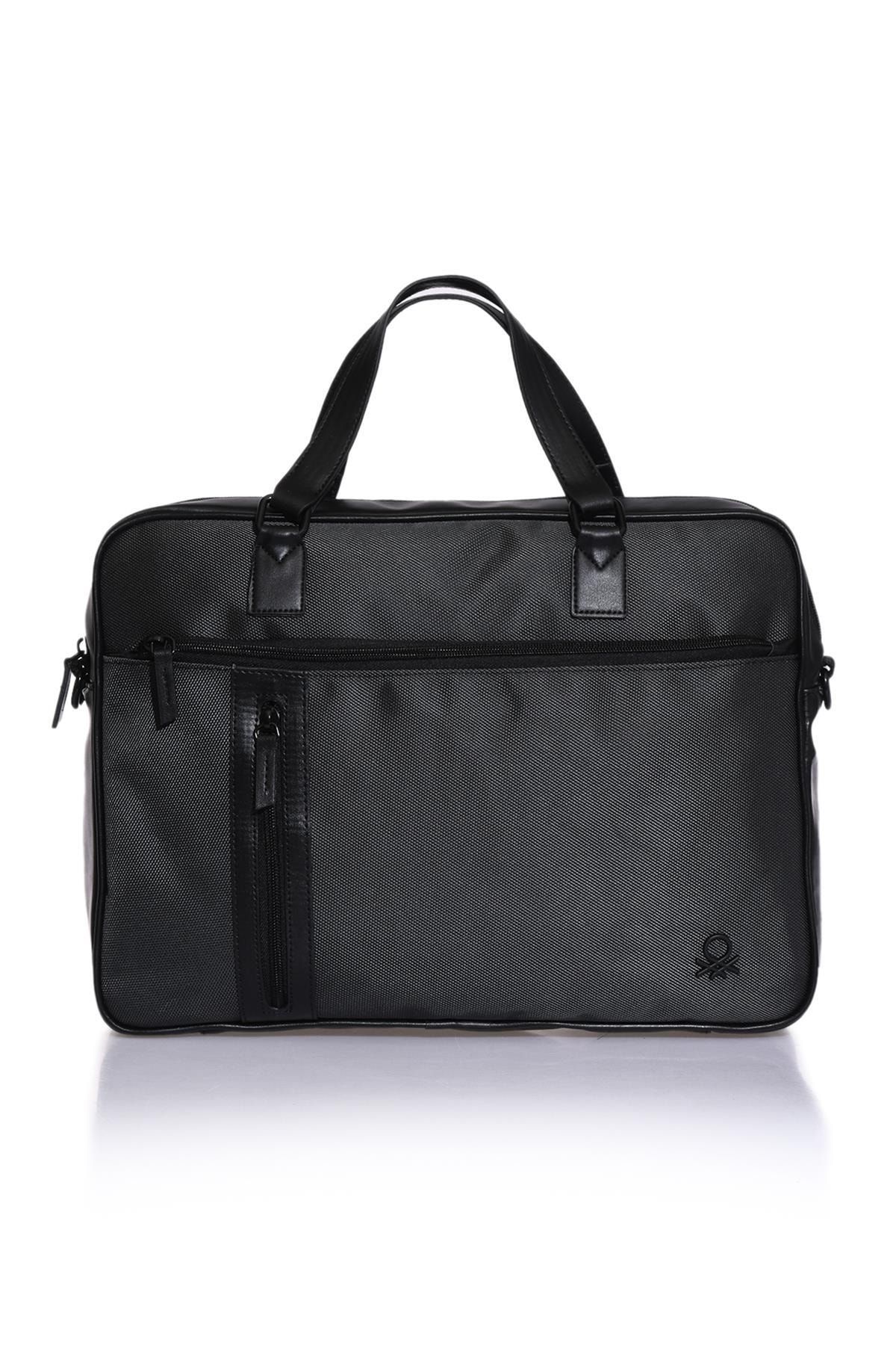 United Colors of Benetton Laptop Bag Gray Trendyol
