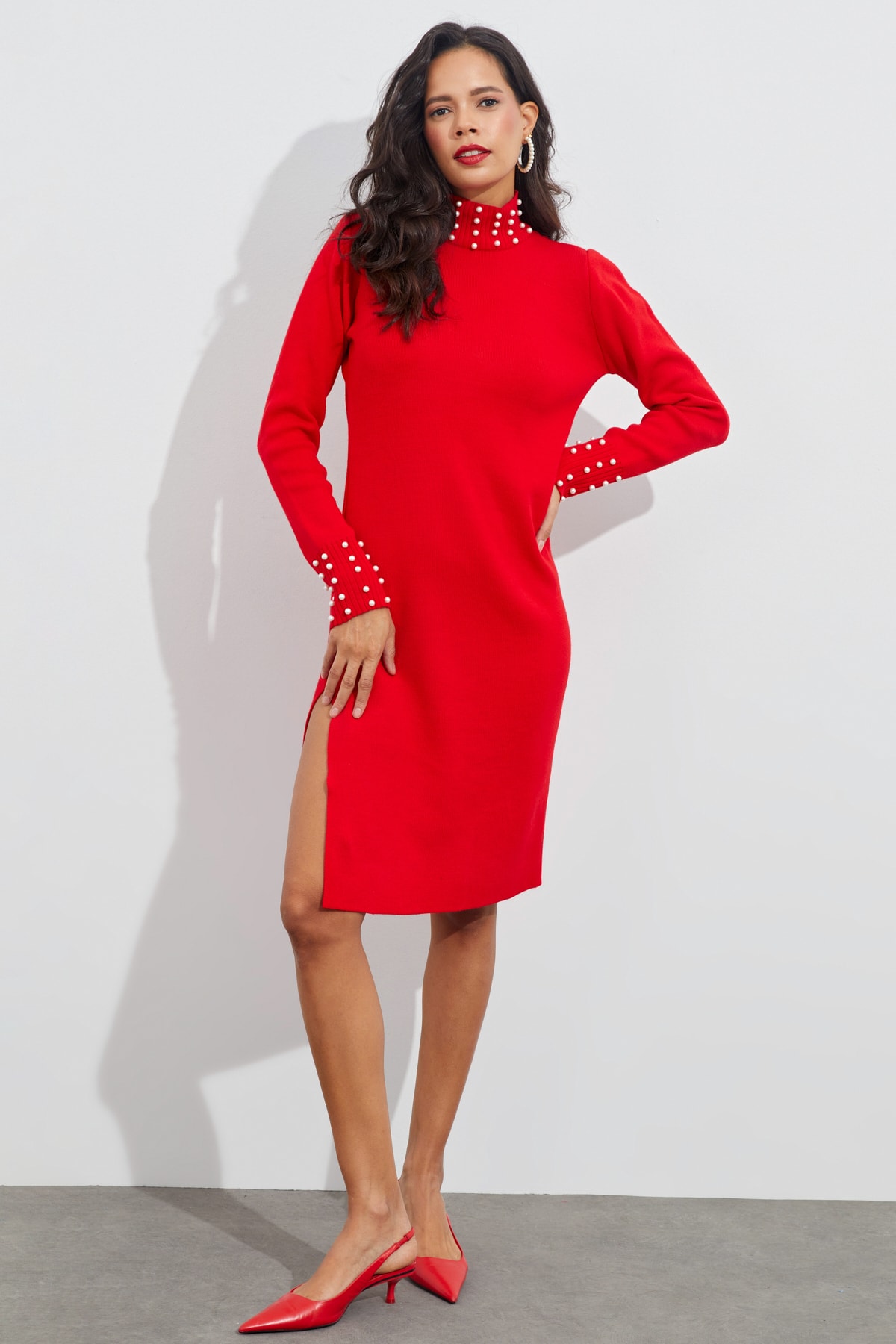 Cool & Sexy Kleid Rot Wickelschnitt Fast ausverkauft