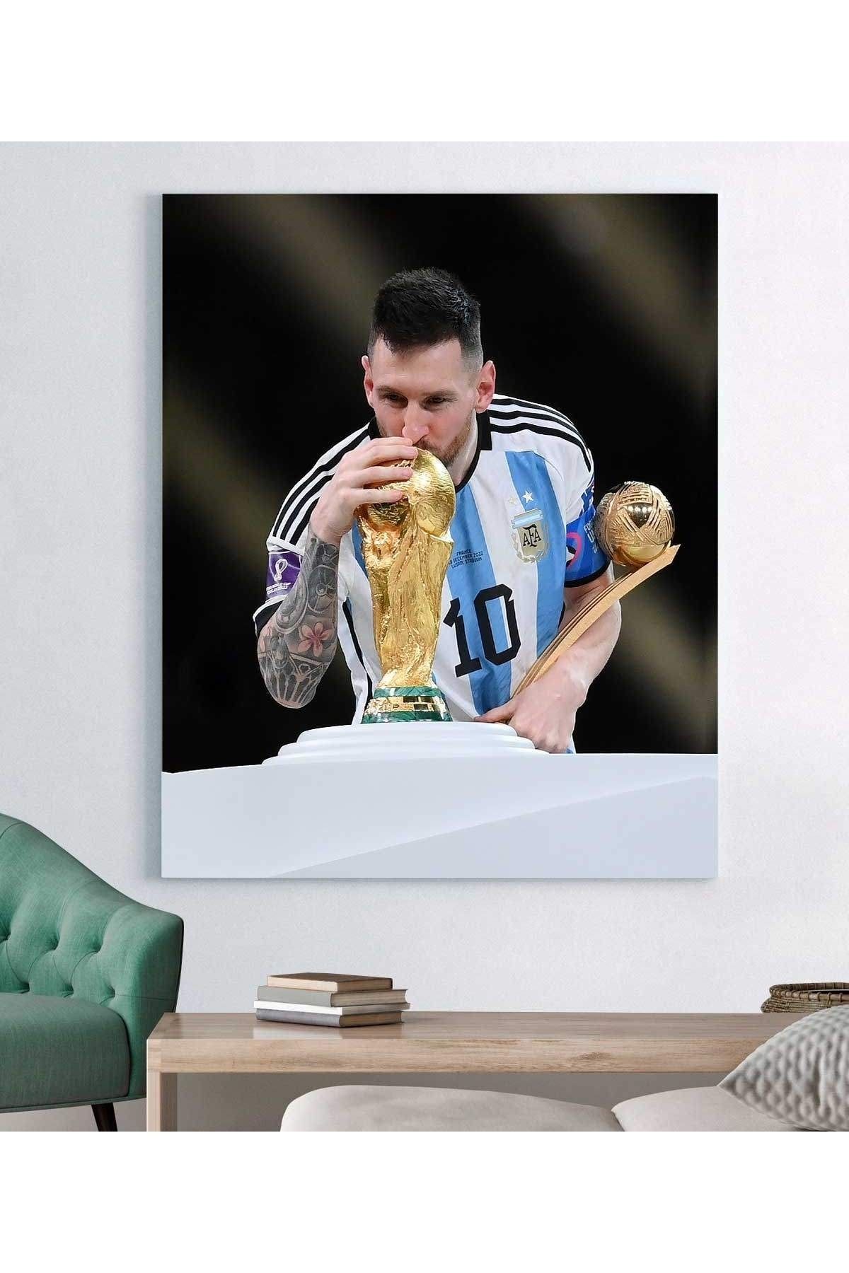 MONO Fifa Dünya Kupası Katar 2022 - Messi Kanvas Tablosu