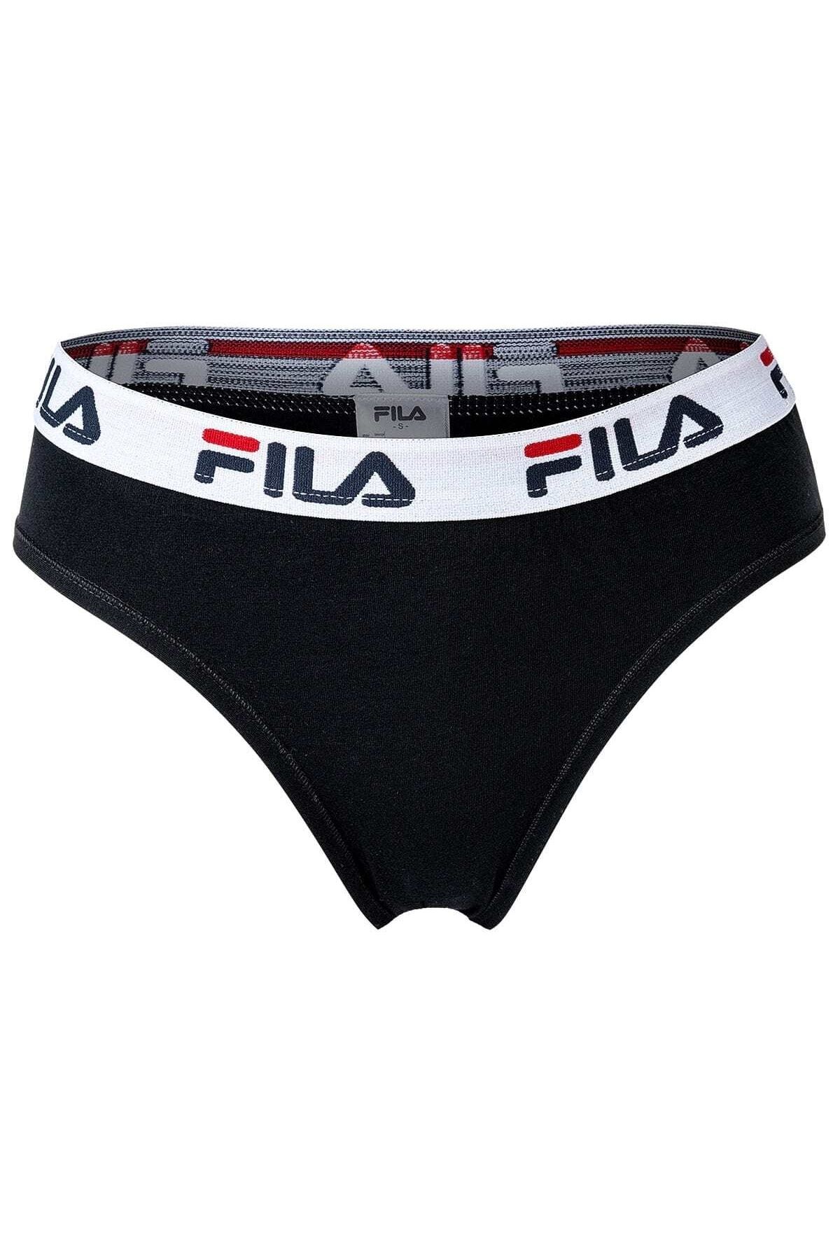 FILA-Damen Slip - 4er Pack Briefs, Logo-Bund, Cotton Stretch, einfarbig 2