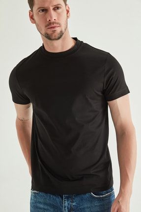 Slim Fit Siyah T-shirt 8EC140013030M