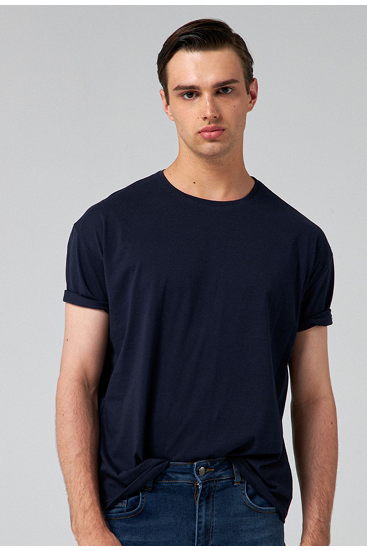 D'S Damat Oversize Lacivert T-shirt