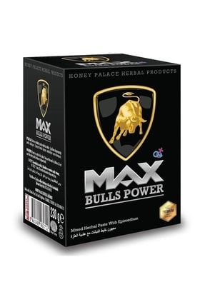 Max Bulls 240 gr Unisex-ballı Pekmezli Ginseng Bitkisel Mesir Atom Güç Kuvvet Macunu Gizli Kargo 1