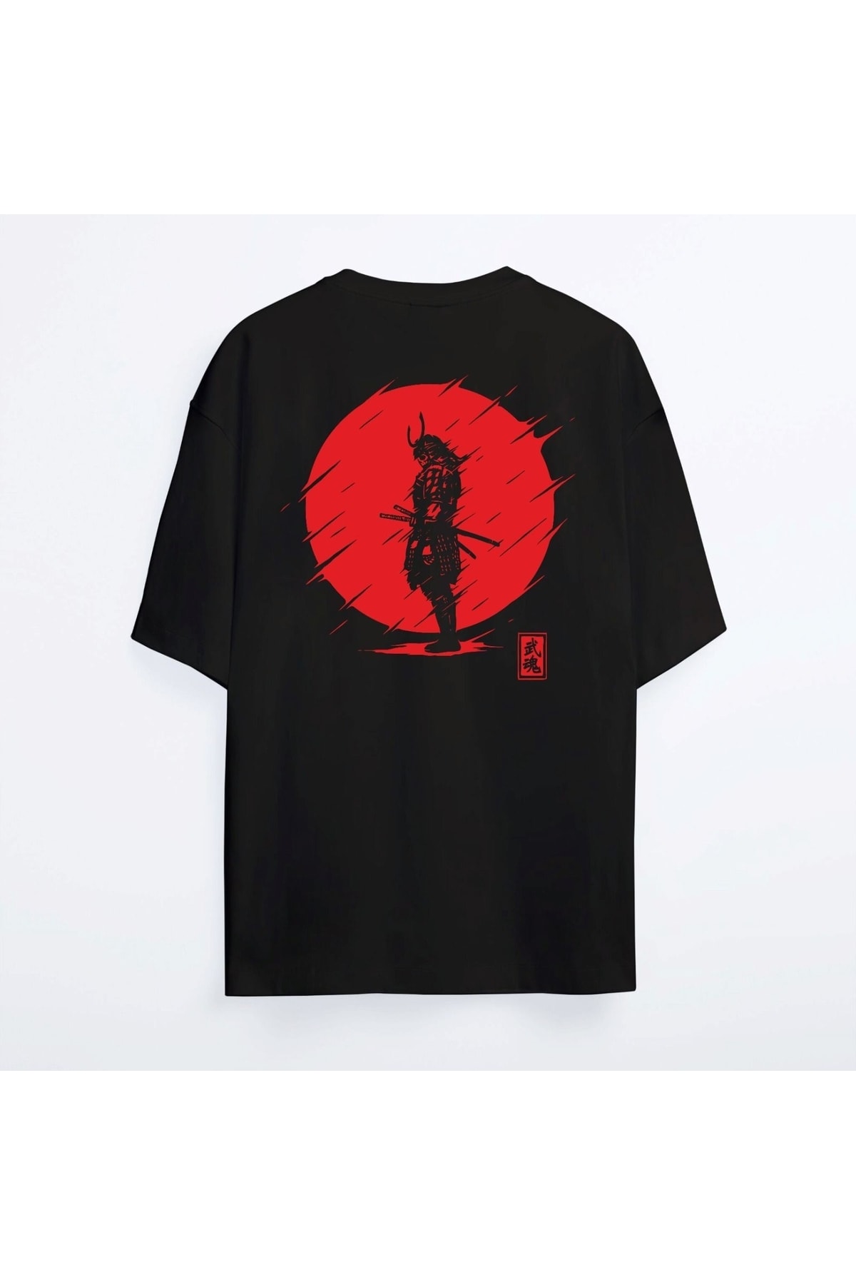 Shout Oversize Samurai Oldschool Unisex T-shirt
