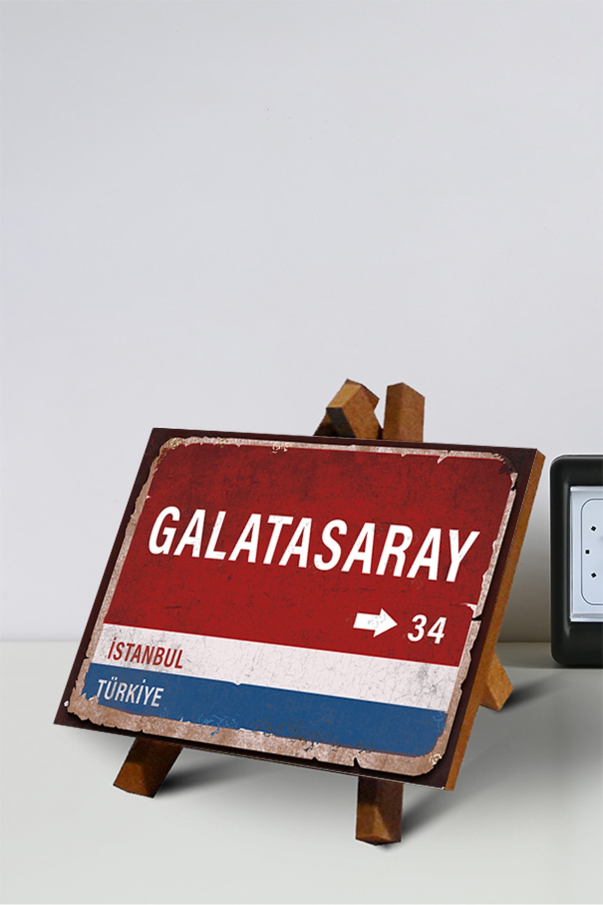 HEDİYETTO Masa Üstü Tablo Galatasaray Sokağı 13x13 cm