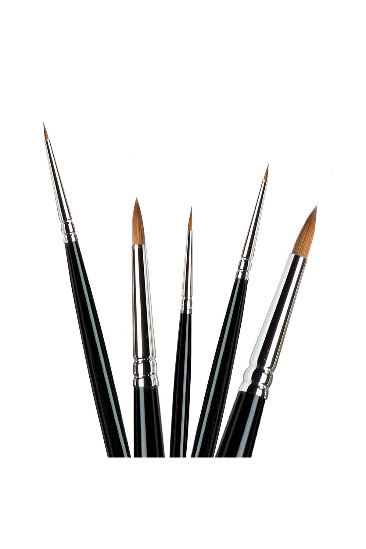 Winsor Newton-Winsor & Newton Series 7 Miniature Kolinsky Sable Round Brush No:4 3