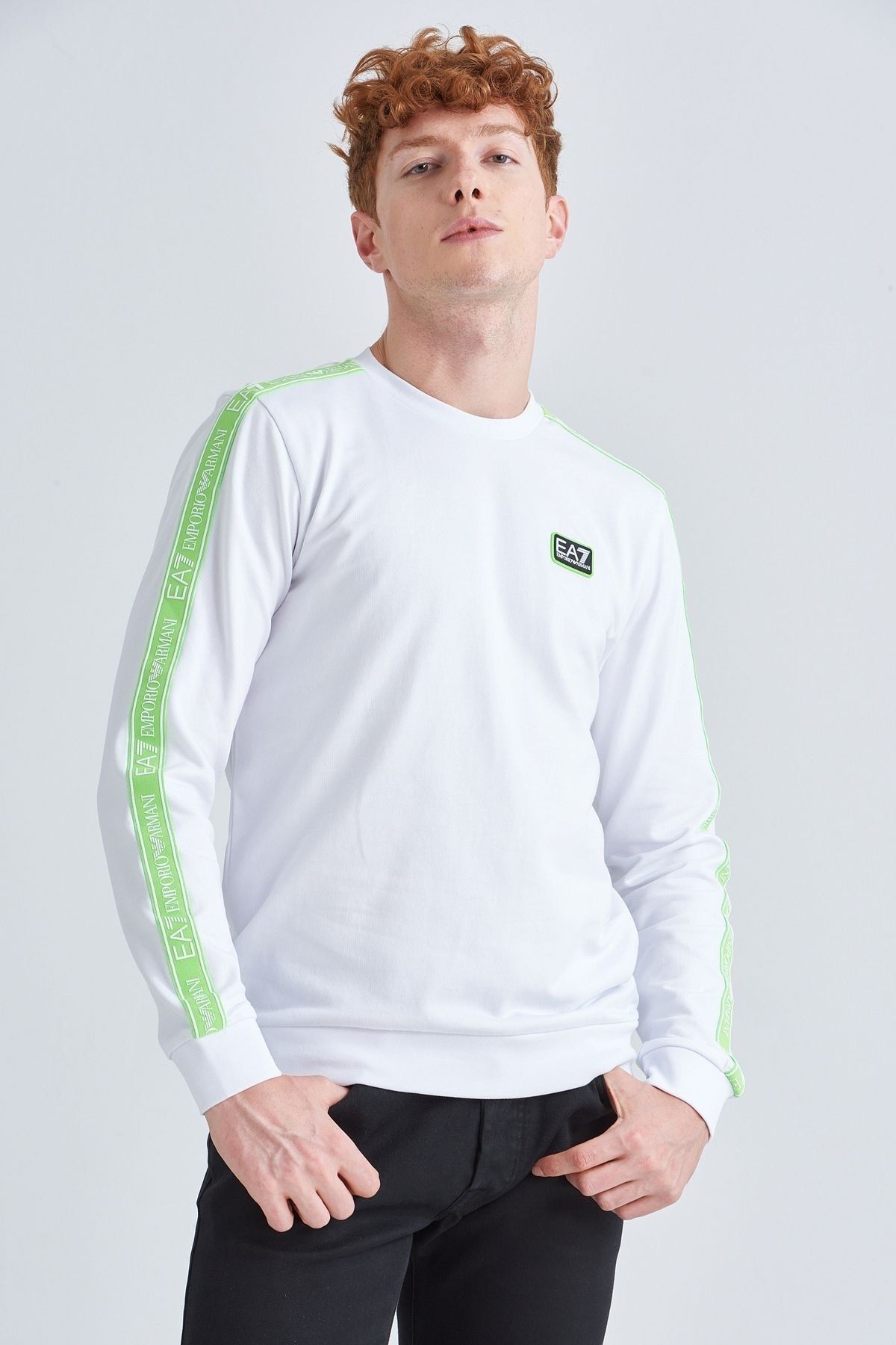Emporio Armani Ea7 Erkek Bisiklet Yaka Sweatshirt Fiyat Yorumlar Trendyol