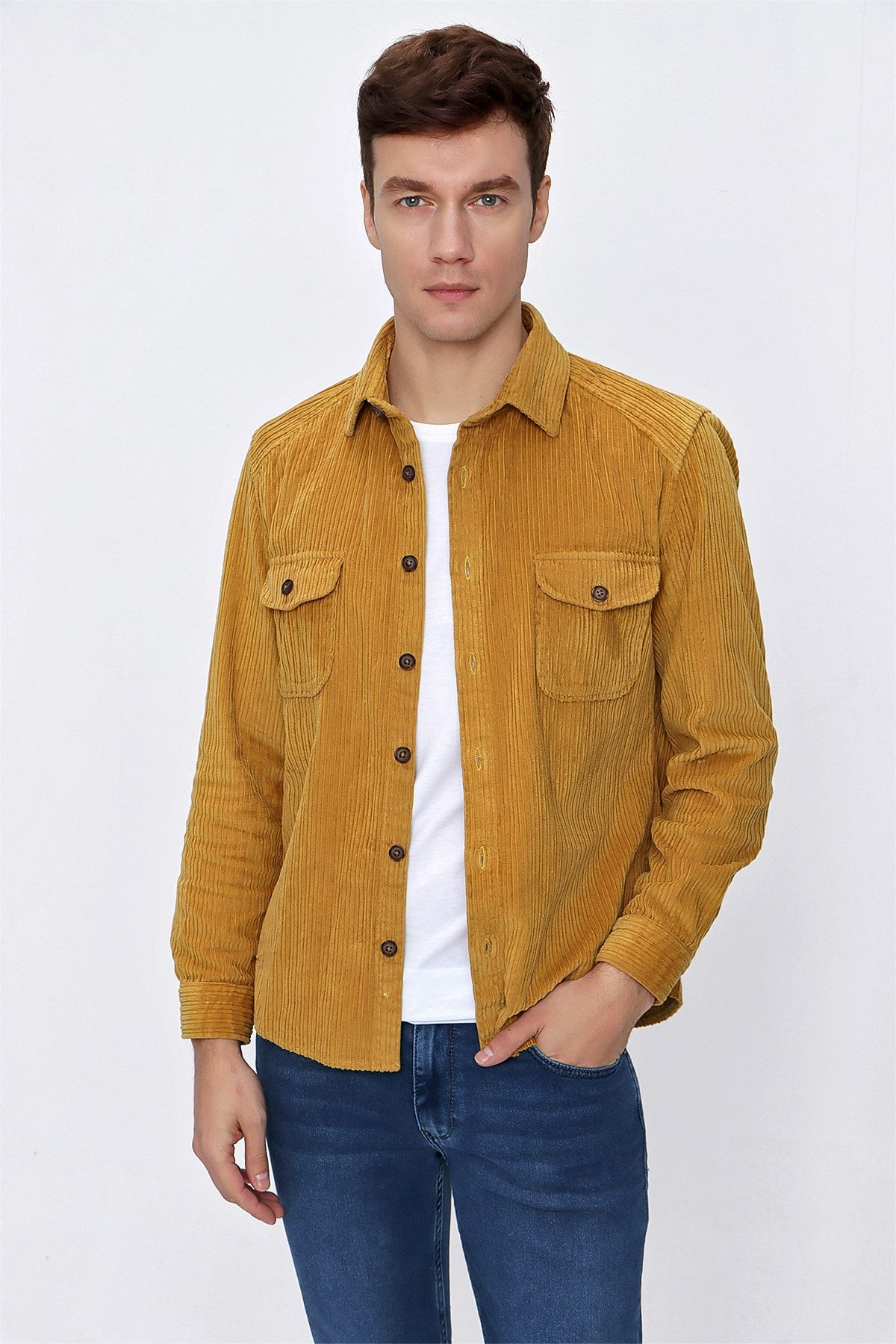 Dynamic hotsell yellow shirt