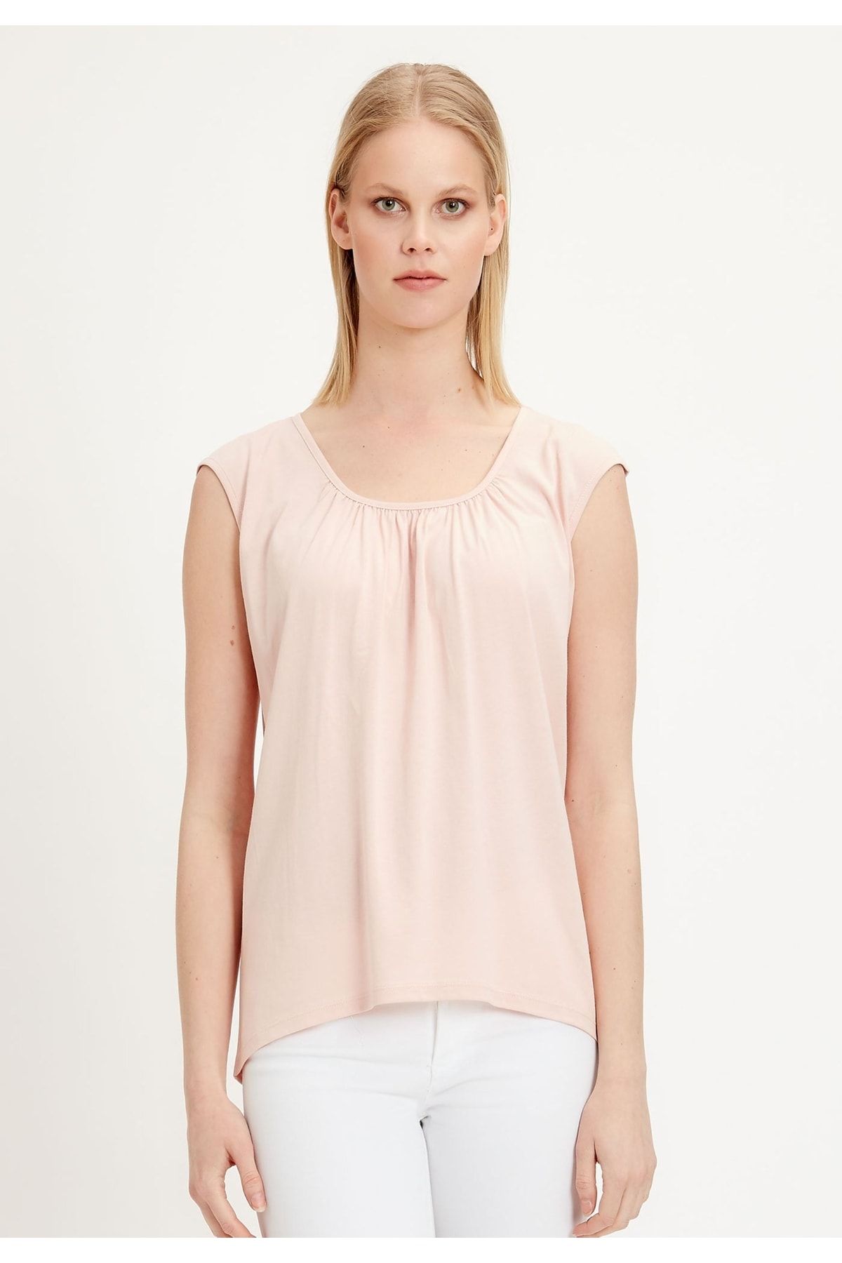 ORGANICATION Bluse Rosa Slim Fit Fast ausverkauft