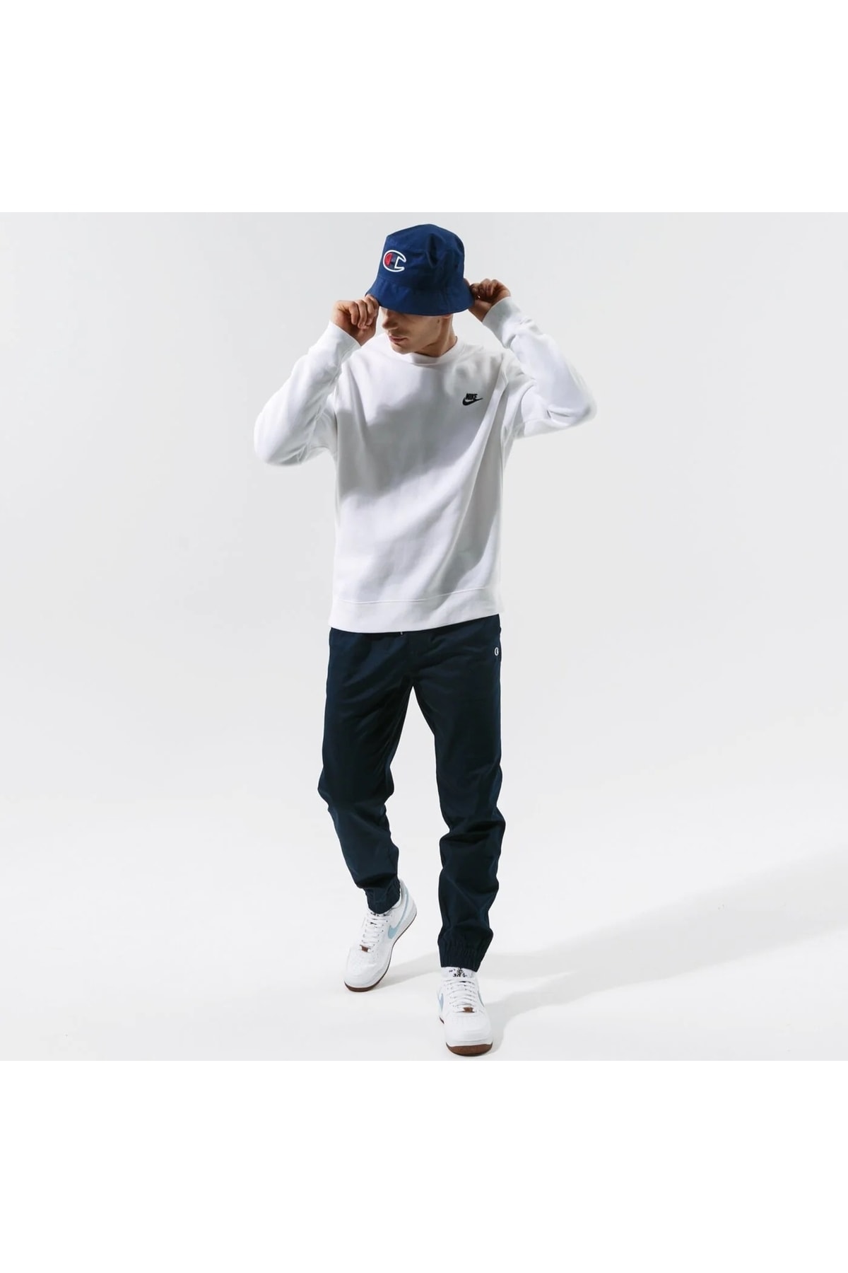 سویشرت مردانه سفید نایکی | GZ5 اورجینال - تصویر 4