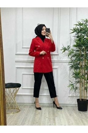7310 Blazer Ceket K30 Kırmızı T690