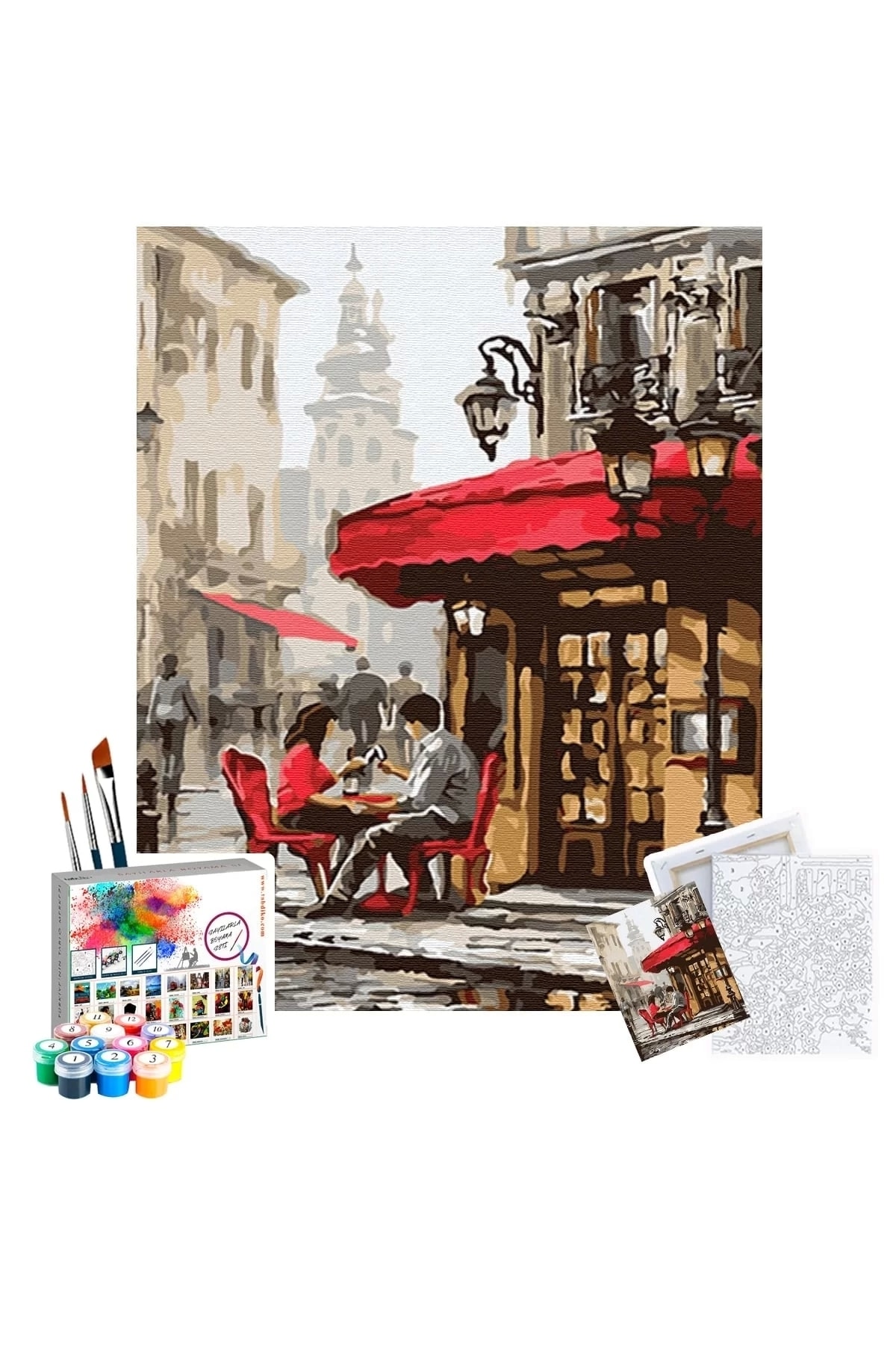 ölçekli bir ot resminin yarısı