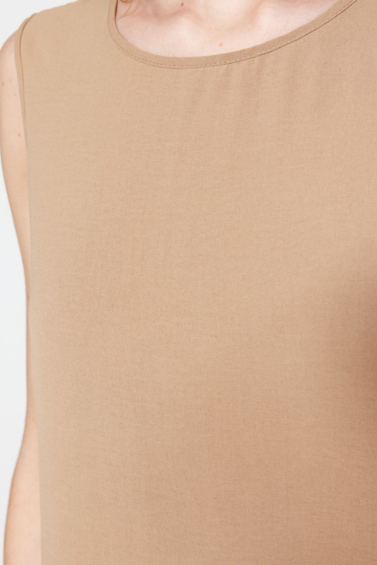 Trendyol Modest-Schwarz-Beige 2er-Pack Unterwäsche Aerobin Woven Lining Dress TCTSS23EB00146 11