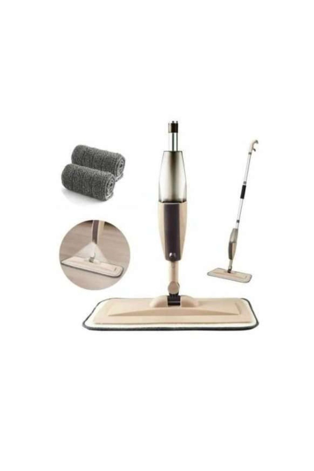 KAYAMU Spreyli Mop Mikrofiber Bezli Yüzey Silme Mopu AN8256