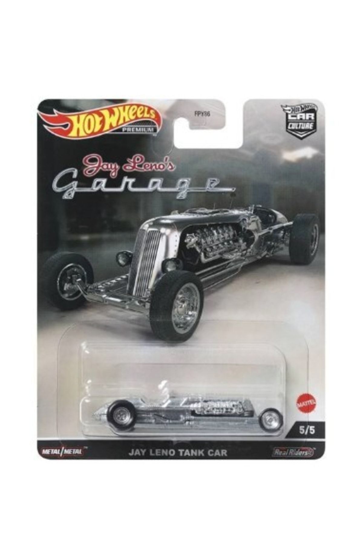 HOT WHEELS 2022 New - Yeni Jay Leno Tank Car Jay Leno's Garage Series 1:64 Ölçek Premium 5/5