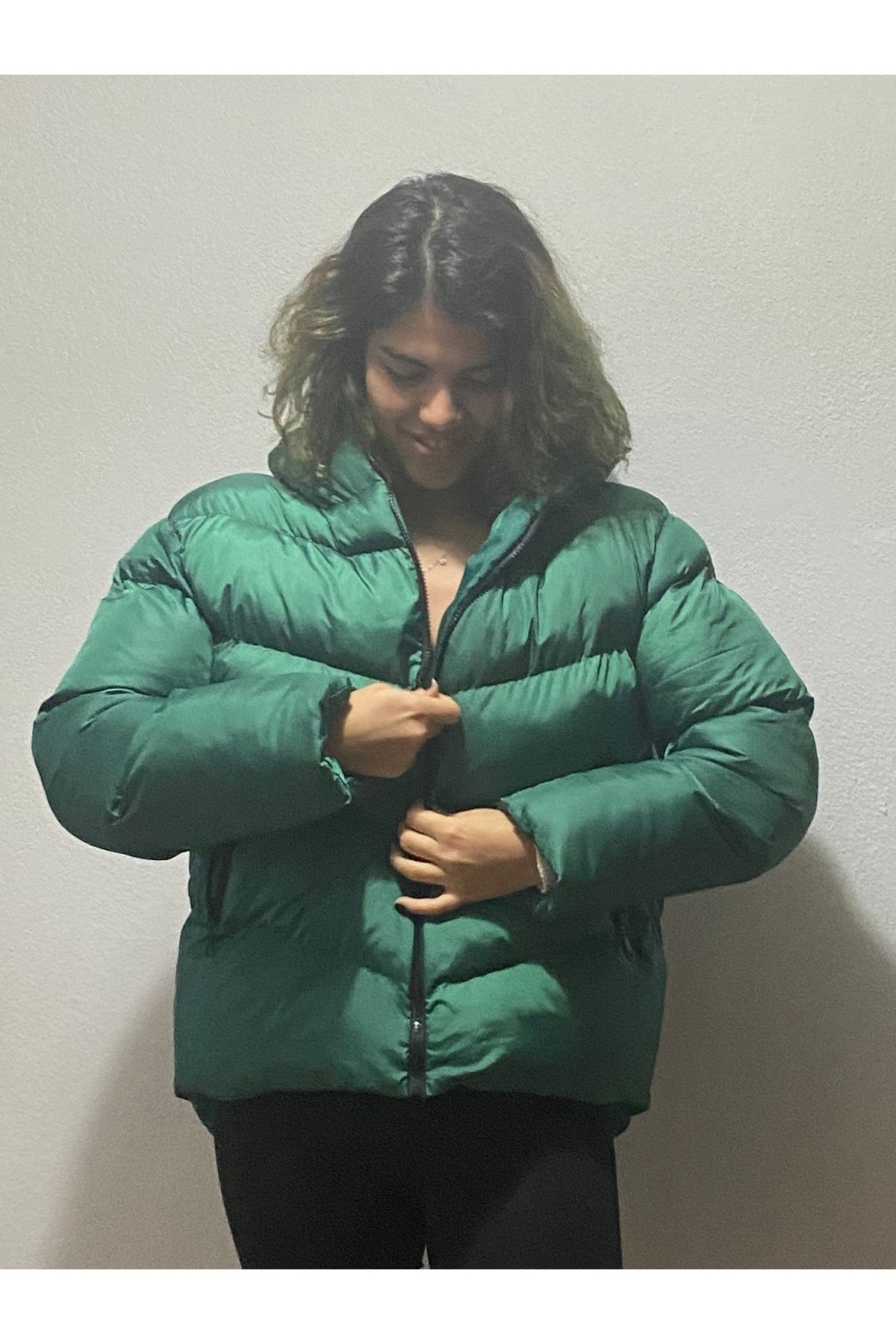 Patterned puffer deals jacket