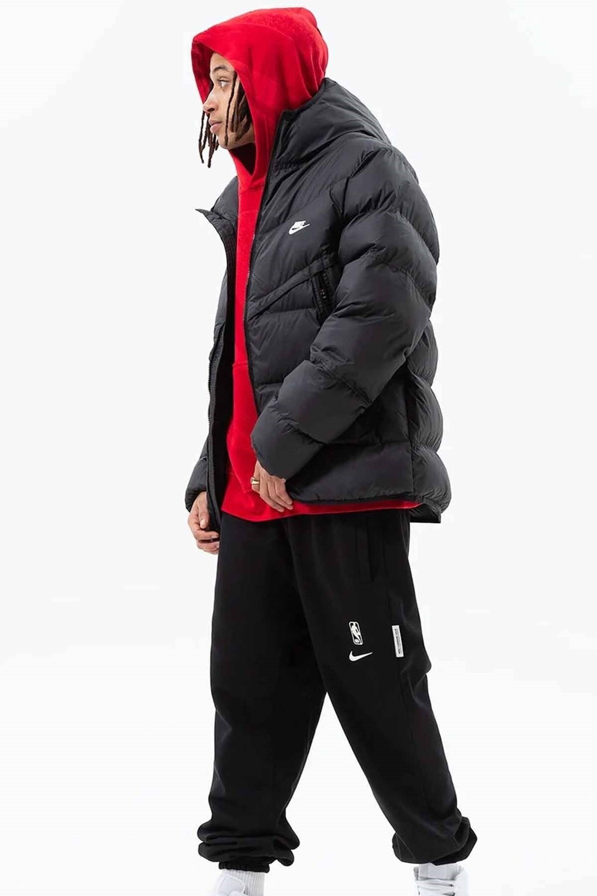 Nike Erkek Mont Sportswear Storm-fıt Windrunner Erkek Mont Dr9605-010-sıyah IB10820