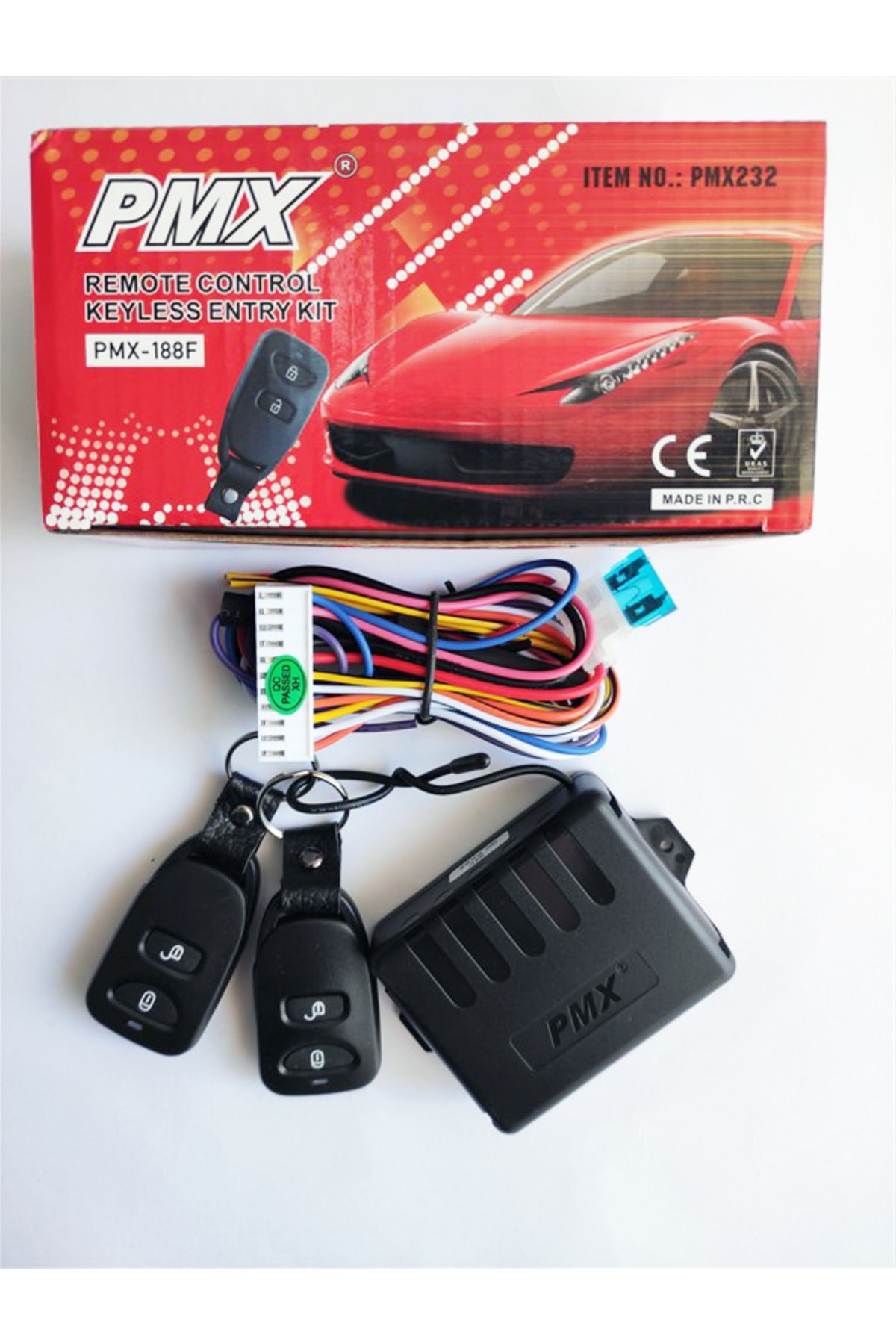 PMX Eksoz Varex Açma Kapama 2 Tuşlu 12 Volt Uzaktan Kumanda Seti