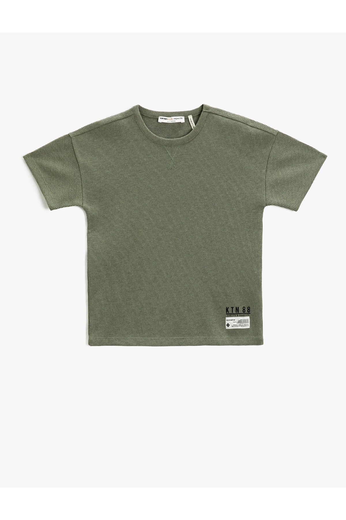 Koton T-Shirt Khaki Regular Fit