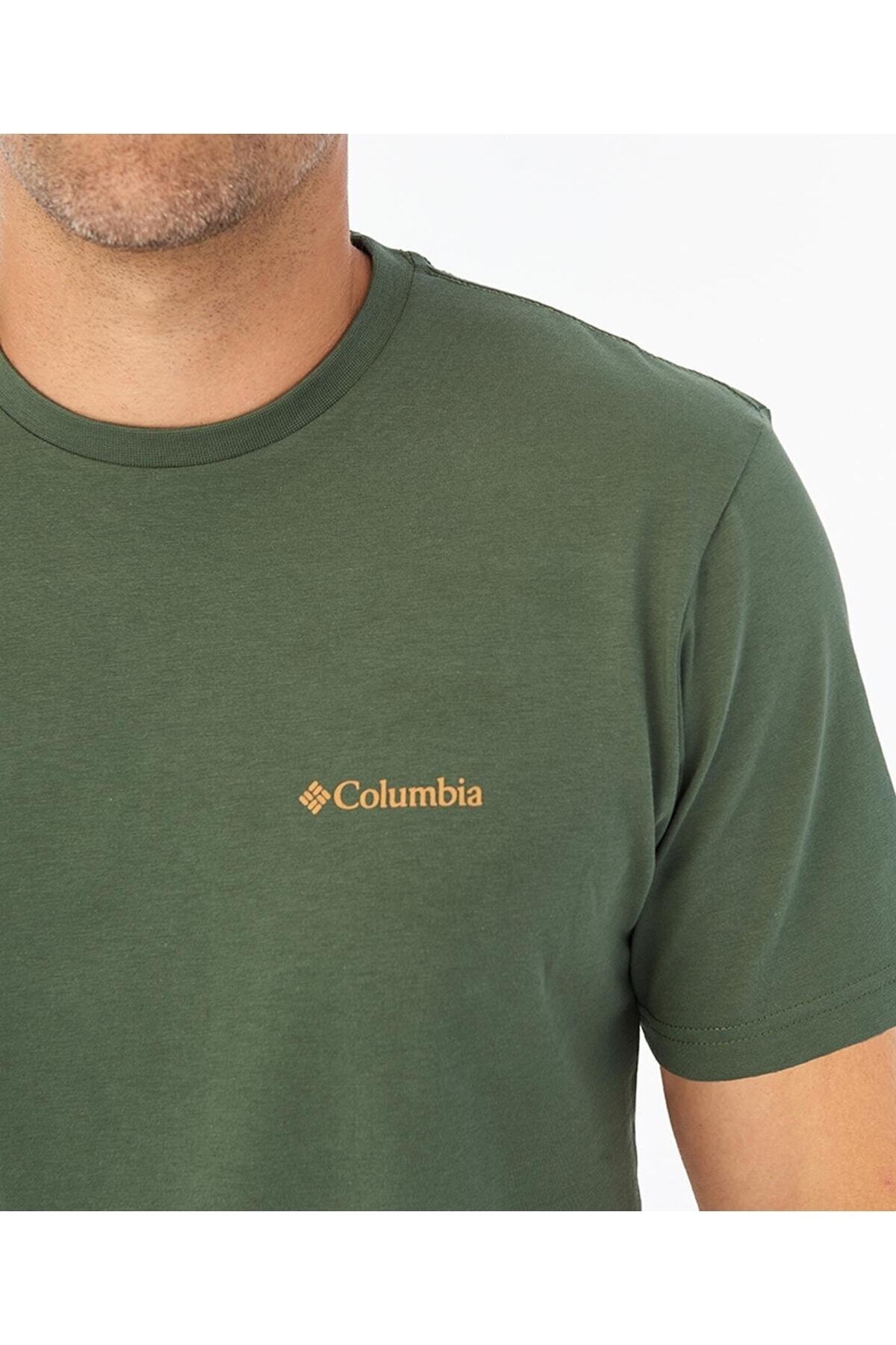 Columbia-Cs0282 Csc M Basic Sm Logo Brushed Ss Tee 1