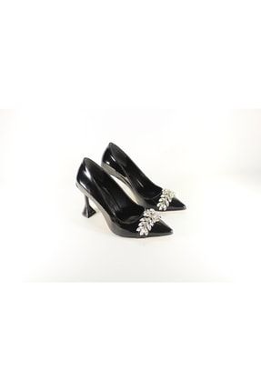 Taşlı Topuklu Ayakkabı, Siyah Topuklu Ayakkabı, Kadın Topuklu Ayakkabı, Taşlı Stiletto TYC00385074377
