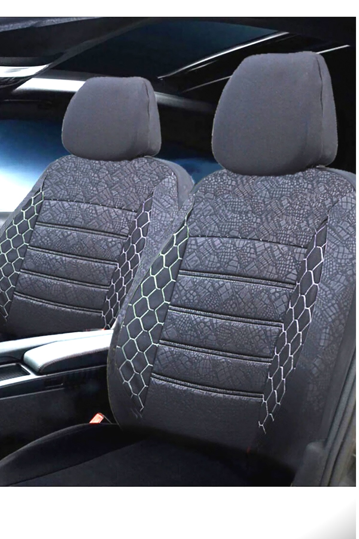 KETHLİNE Fiat / Tofaş Tempra Uyumlu Siyah Oto Koltuk Kılıfı (tam Takım Araba Koltuk Kılıfı)