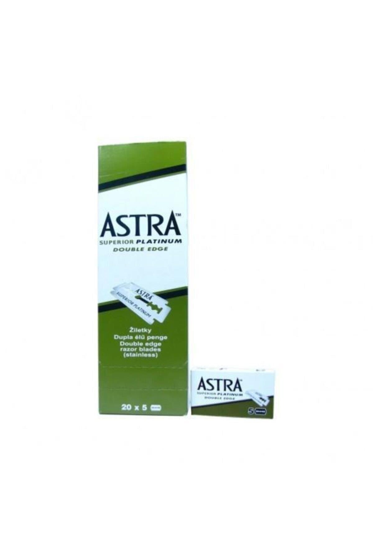 Astra Tıraş Bıçağı Yeşil Jilet 20'li Paket 7702018007257