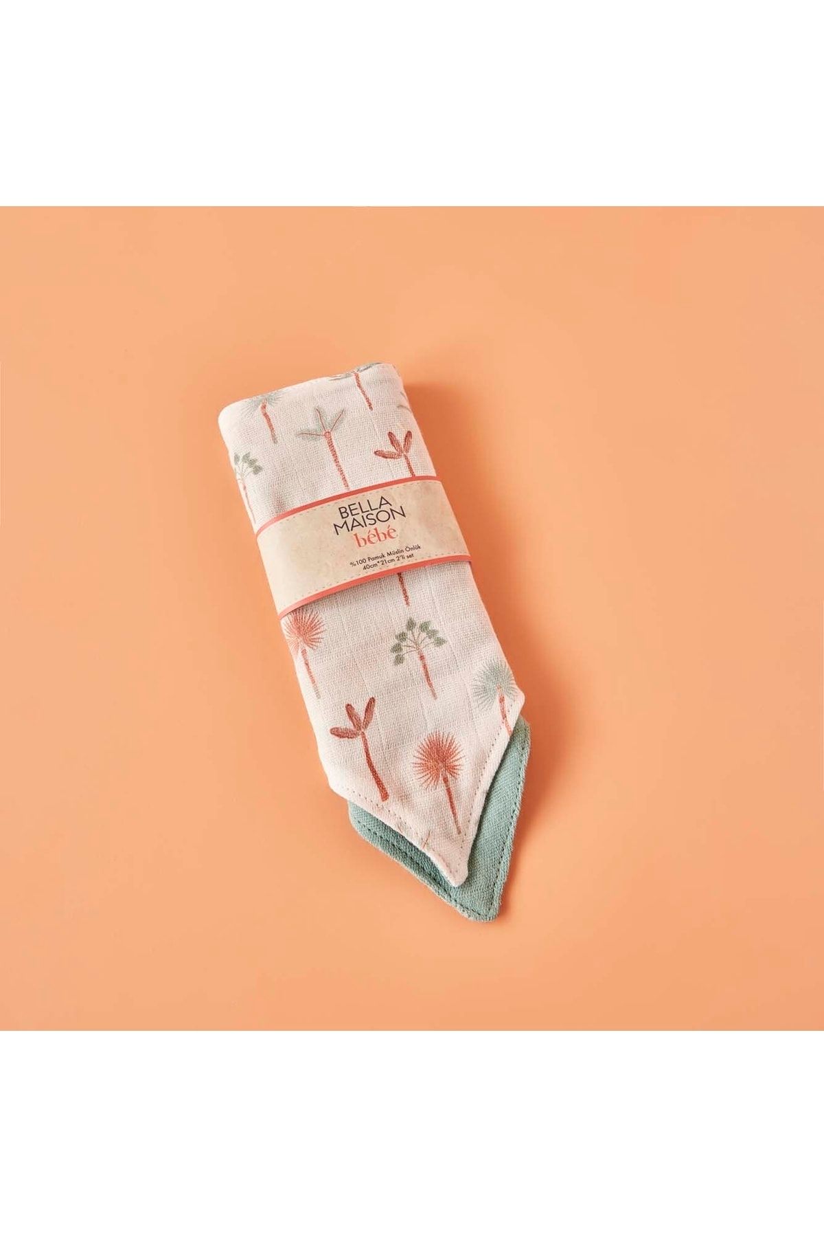 Bella Maison %100 Pamuk Safari Önlük Seti 2'li Mix (40X21 CM) SN8909