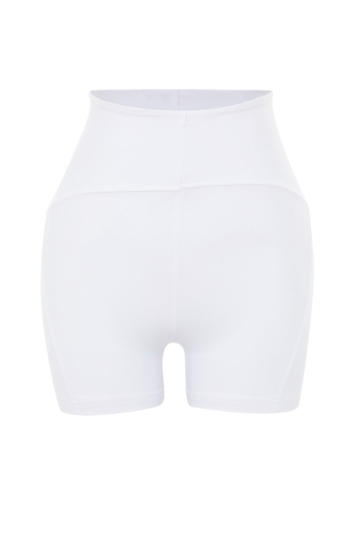 Trendyol Collection-Pantaloni scurți sport tricotați alb Restorer/Leggings scurti TWOSS21SR0545 9