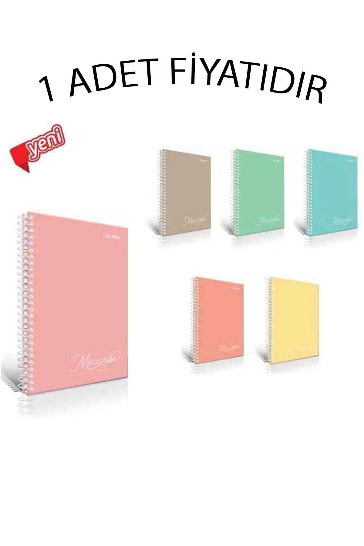 ÇINAR DİZAYN Çınar Macaron 17x24 120 Yp Kareli Sert Kapak Defter 55175