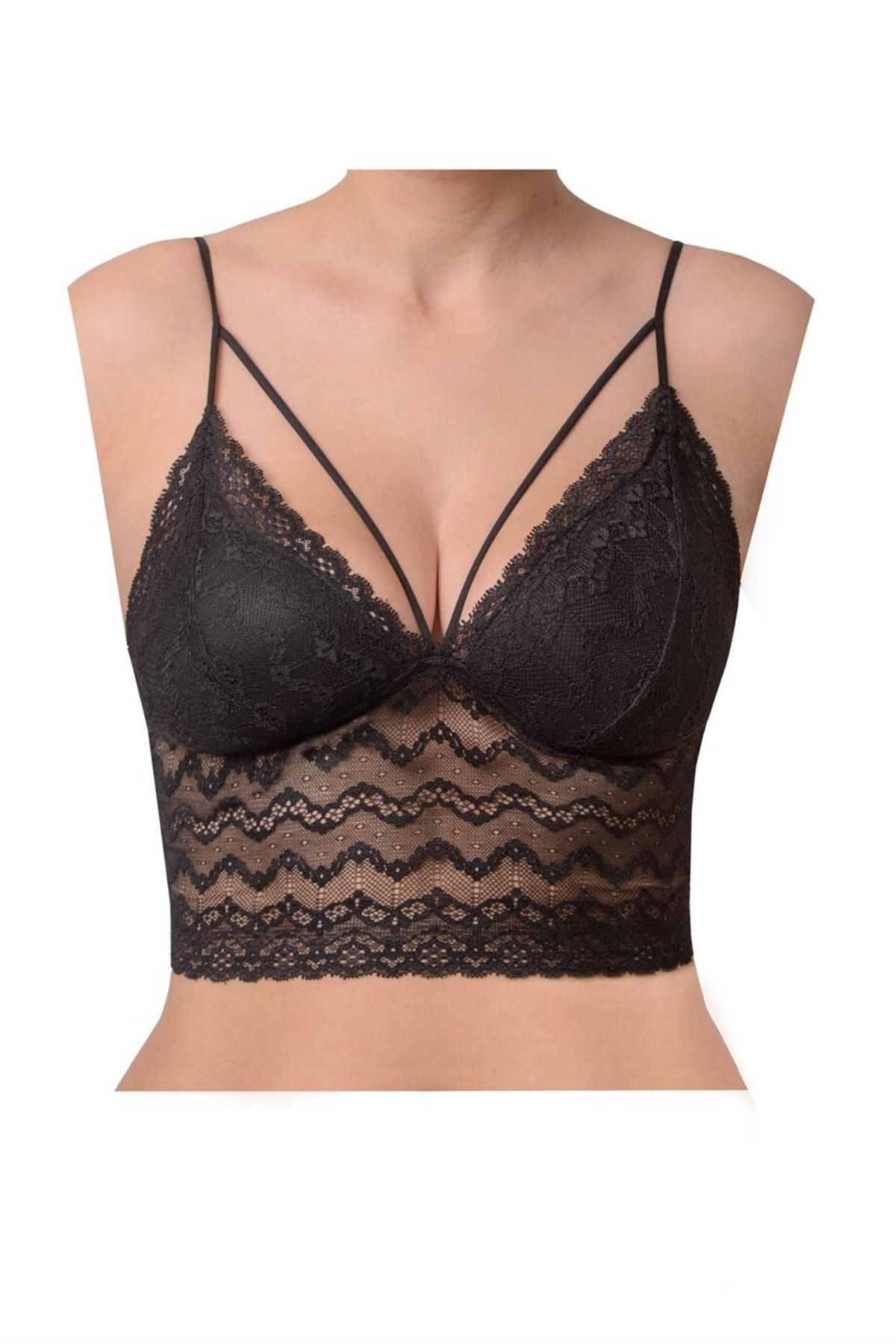 Bita İnside Nude Colored Lace Minimizer Women's Bra - Trendyol