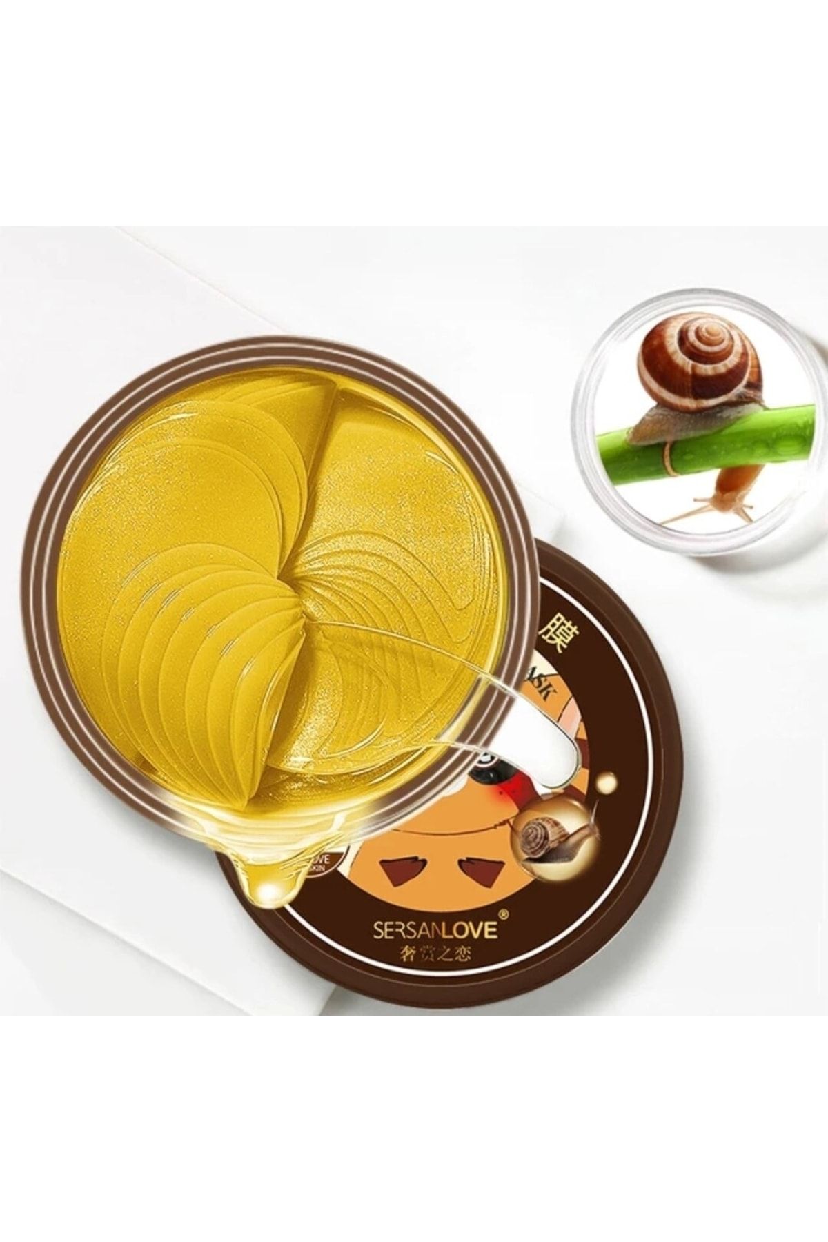 SERSANLOVE Gold Gözaltı Maske