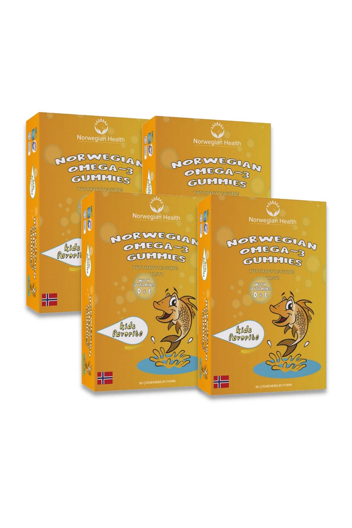 Norwegian Health Çocuk Tutti Frutti Aromalı Omega-3 Gummies 30 Kapsüll ...