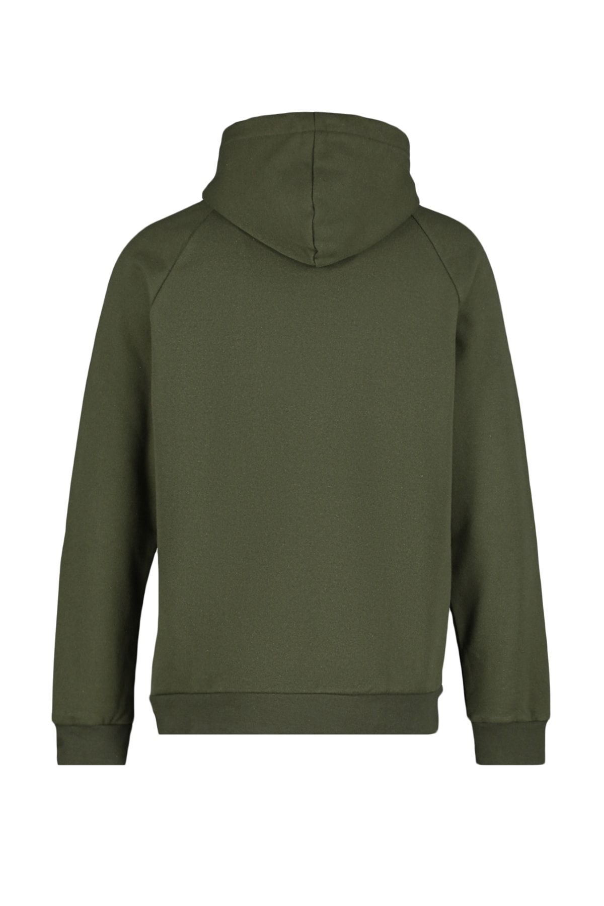 Trendyol Collection-Polar KHaki kapucnis pulóver - normál szabású TMNAW23sw00194 8