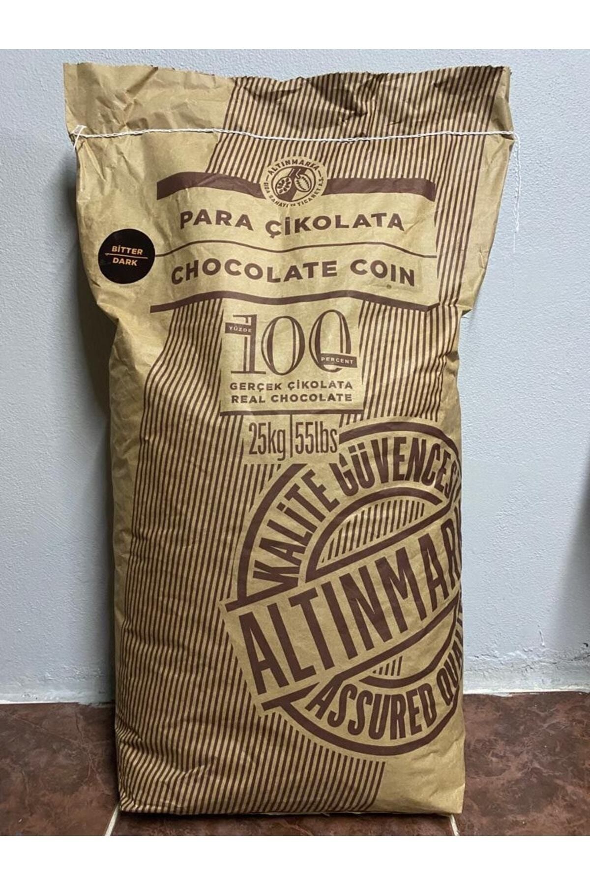 Altınmarka Bitter Pul Çikolata 25 Kg