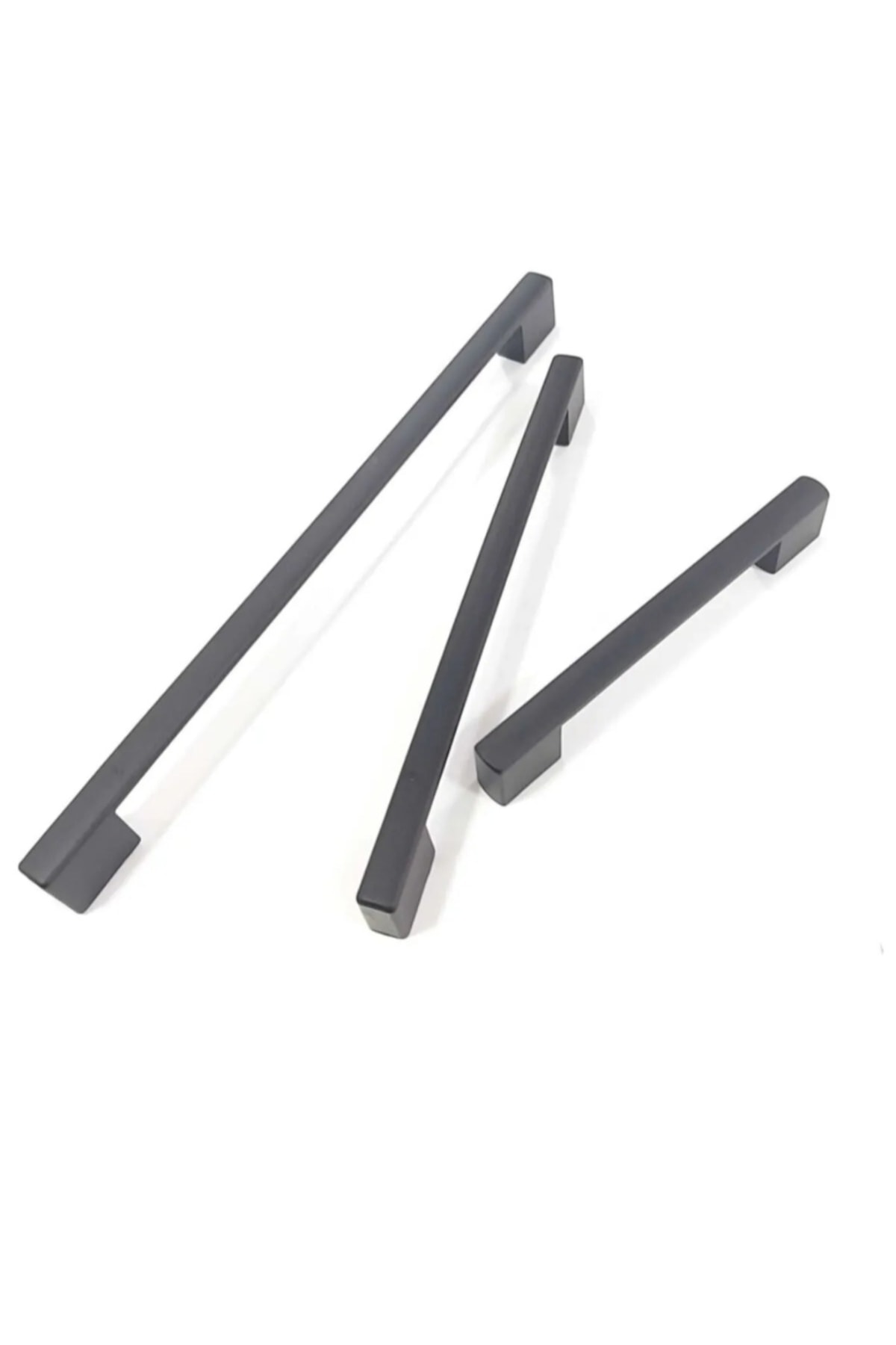 ARON Kale Kulp Mat Siyah Mobilya Tv Ünite Vestiyer Çekmece Mutfak Dolap Kapak Kulbu 128mm