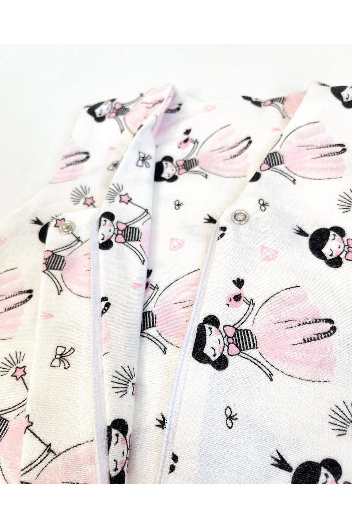 Las Vivas Kids Çocuk Uyku Tulumu Pamuklu Pazen Bebek Tulumu fotoğrafı 2 (önizleme)